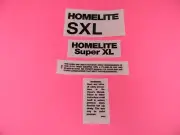 HOMELITE CHAINSAW SUPER XL DECAL STICKER SET ------ DRAWER 72