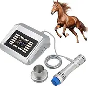 FXNFXLA Shockwave Therapy Machine Professional Horse Body Shock Wave Massage Device 10-300MJ, 7 Function Heads, for Animal Joint, Muscle Pain Relief, Home Use