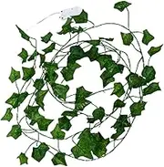 ORFOFE Artificial Leaves String Light LED Vine Decor for Christmas Easter Home Decoration No Battery Required for Parties Weddings