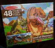 Dinosaurs Jumbo Piece Floor Puzzle by Melissa & Doug "New"