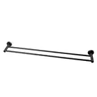 790mm Pentro Matte Black Double Towel Rail