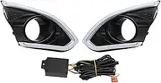 Car DRL Daylight Daytime Running Lights Compatible For Chevrolet Spark Chevy 2013 2014 2015