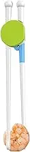 Kids Training Chopsticks - Child Chopsticks Non-Slip | Left or Right Handed Chopsticks, Reusable Training Chopsticks with Helper for Boys Girls