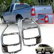Tail Light Lamp Cover Chrome For Isuzu D-max Holden Rodeo Pickup UTE 2003-2006