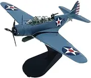 Replica Pre-Build Aircraf Classic Vintage Fighter Aircraft 1:72 for Scale TBD Ravager Torpedo Strike Aircraft Metal Airplane Military Display Model Souvenir Collection Or Gift Collection Gift Display