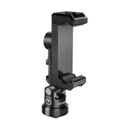 Aluminum Phone Tripod Mount, VICHSAMWY Phone Tripod Mount with 3 Cold Shoes a...