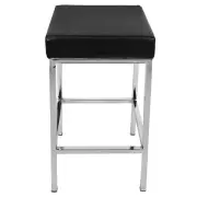 Brand New Vienna PU Leather Bar Stool Kitchen Chair Black / White Postage Free