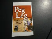 HEAVY SEAS Peg Leg Imperial Stout tap STICKER decal craft beer brewing brewery