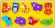 Tear Puzzle | Matching Puzzle Educational Animal Jigsaw | Colorful Fun Shape Sorter for Classroom, Bedroom Enrichment
