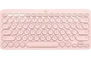 Logitech Multi-Device Bluetooth Keyboard, Model# K380, Color Light Pink