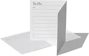 Notsu To Do List Note Cards, 50 ct | Pocket Foldable 3x5 Productivity Index Cards, Premium Thick Quality Paper Stock