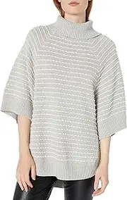 [Cable Stitch] Women's Textured Turtleneck Tunic