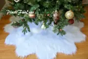 Snow white tree skirt 4' scallop