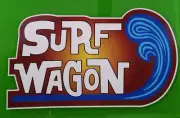 SURF WAGON Sticker / Decal SURFBOARD SURFING SURF SKATE Car