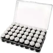 Snblzhef 40Pcs Finger Sponge Daubers, DIY Craft Handmade Finger Painting Sponge Set with Storage Box for Crafting Painting