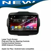 JEEP RENEGADE 2014-17 GPS NAVIGATION BLUETOOTH APPLE CARPLAY ANDROID AUTO CAMERA