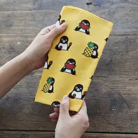 在飛比找蝦皮購物優惠-日本電車東日本JR Suica企鵝 繽紛水果手絹 (手巾 手