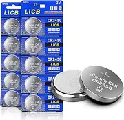 LiCB CR2450 3V Lithium Battery(10-Pack)