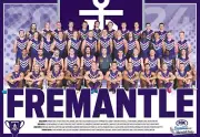 Fremantle dockers AFL FOOTBALL 2024 TEAM POSTER,BARGAIN ,1
