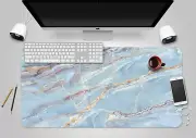 3D Sea Blue Rock 8 Texture Non-slip Office Desk Mouse Mat Keyboard Game