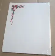 Creative Memories 8x10 Holiday Border Blank Scrapbook 10 Pages RCM-10HB 5 Sheets