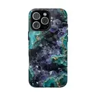Amethyst Teal Purple Geode - Phone Ink Case for iPhone | Galaxy | Pixel