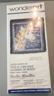 Wonderart Latch Hook Kit Unicorn WW830129 NIB Sealed