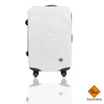 GATE9 經典世紀足球系列 24吋 白色 輕硬殼旅行箱/行李箱 造型行李箱 360度滑輪超好滑