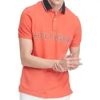 在飛比找ETMall東森購物網優惠-Tommy Hilfiger 2021男時尚對比珊瑚色合身短