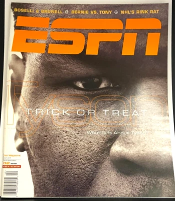 ESPN - Cover; MIKE TYSON " TRICK OR TREAT"- issue # 44, O/S-11/2/1998