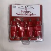 Poultry Water Nipples System Duck Chicken Hen Screw-In Style Harris Farms 4