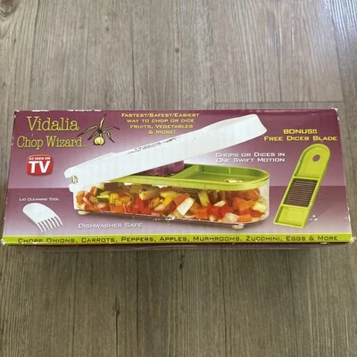 The Original Vidalia Chop Wizard Food Vegetable Fruit Dicer Chopper NEW in Box