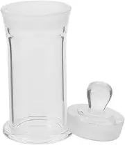 LIGIGWASH Transparent Sample Vial Borosilicate Glass Specimen Bottle for Laboratory Use Storage with Cover for Students and Experiments