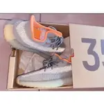 ADIDAS ORGINALS YEEZY BOOST 350 V2 DESERT SAGE 灰橙 側透滿天星 慢跑鞋