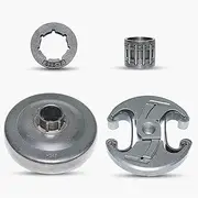 SUOKA 325"-7T Clutch Drum Sprocket Rim Needle Bearing Set for Husqvarna 340 345 346XP 350 351 353 445 Chainsaw Accessory Garden Tools