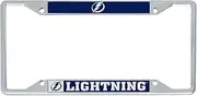Tampa Bay Lightning Team NHL National Hockey League Metal License Plate Frame for Front or Back of Car Officially Licensed (Up Close)