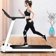 Treadmills,Household Multifunction Flat Treadmill Portable Folding Electric Treadmill Silent Walking Machine,Indoor Fitness Equipment