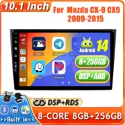 For 2009-2015 Mazda CX-9 CX9 Android 14 GPS Car Stereo Car Play Navi8G+256GB