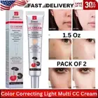 2PCS Color Correcting Multi CC Cream SPF Korean Skincare Skin Perfecter - 45ml