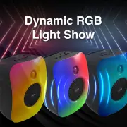 Laser RGB Mini Party Speaker Black