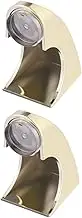 Cabilock 2 Pcs Magnetic Soap Holder for Shower Electroplate Soap Rack Quick Dry