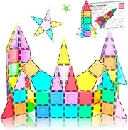 PicassoTiles 32 Piece Magnetic Building Block Rocket Booster Theme Set Magnet Construction Toy Educational Kit Engineering STEM Learning Playset Child Brain Development Stacking Blocks Playboard PT32