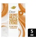 Dove Beauty Plant Based Bar Soap coconut milk & Sugar Lychee bar soap 5 Oz
