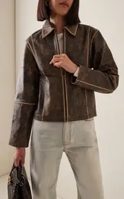 [Worn Vintage] Willow Distressed Leather Jacket