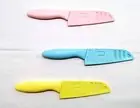 NON STICK RAZOR SHARP COLOUR SANDOKU KITCHEN CHEF KNIFE CARBON STEEL BLADE