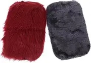 UTHCLO 2pcs Plush Shoe Gloves Leather Polishing Glove Household Items Shoe Buffing Cloth Supplies Shoe Buffer Kit Shoe Clening Gloves Shoe Shine Cloth Portable
