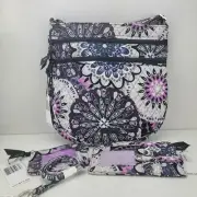 Vera Bradley Mimosa Medallion Trio Zip Hip Crossbody with Extras Lot NWT