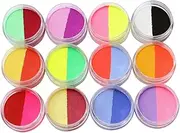 DIY Face Painting Cream 24 Colors Matte Palette Non-Toxic Gentle Skin Easy to Clean for Sports Halloween Parties and Festivals