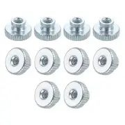 Knurled Thumb Nuts, 20Pcs M3 Iron Round Knobs for 3D Printer Parts