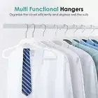 Storage Rack Clothes Holder Heavy Duty Coat Hangers with 360-degree Rotating